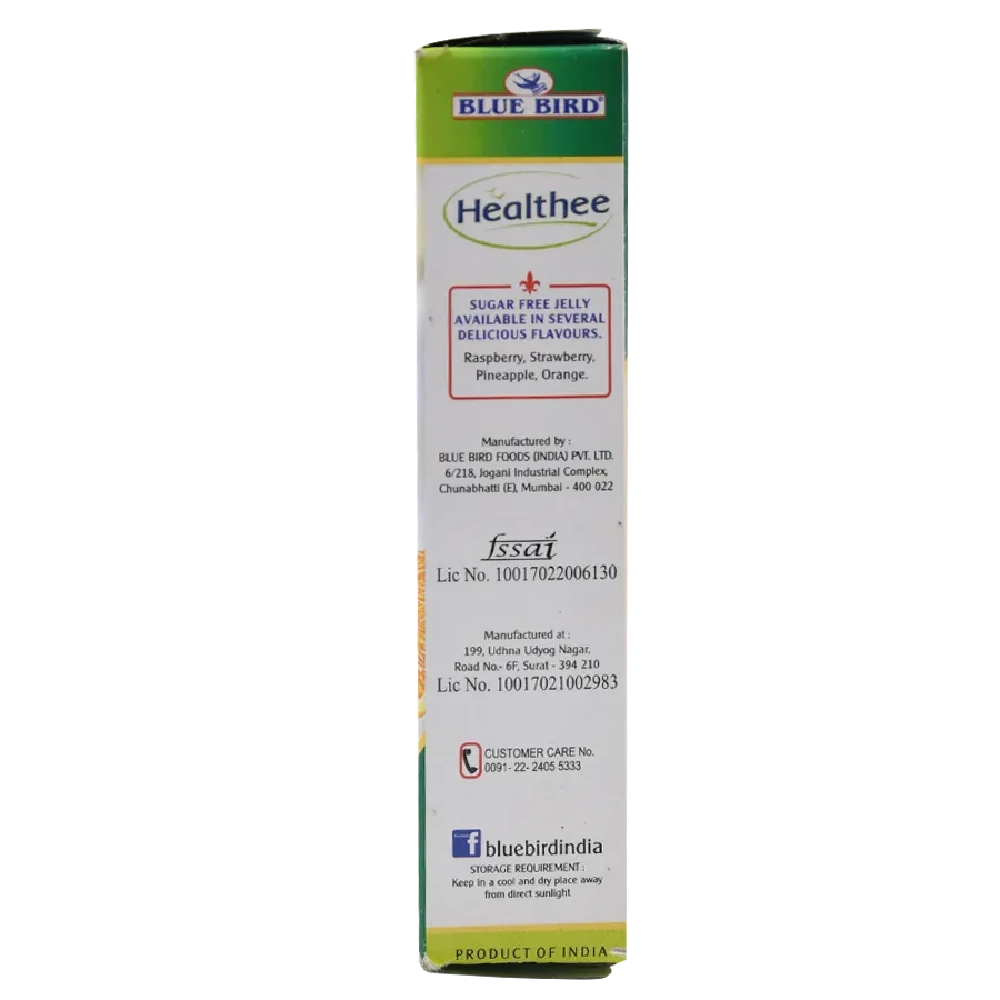 Blue Bird Sugar Free Jelly - Orange, 10 g Carton-6.webp